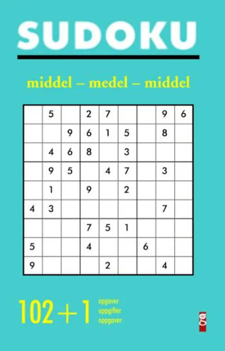 SUDOKU - Middel af Carsten Straaberg