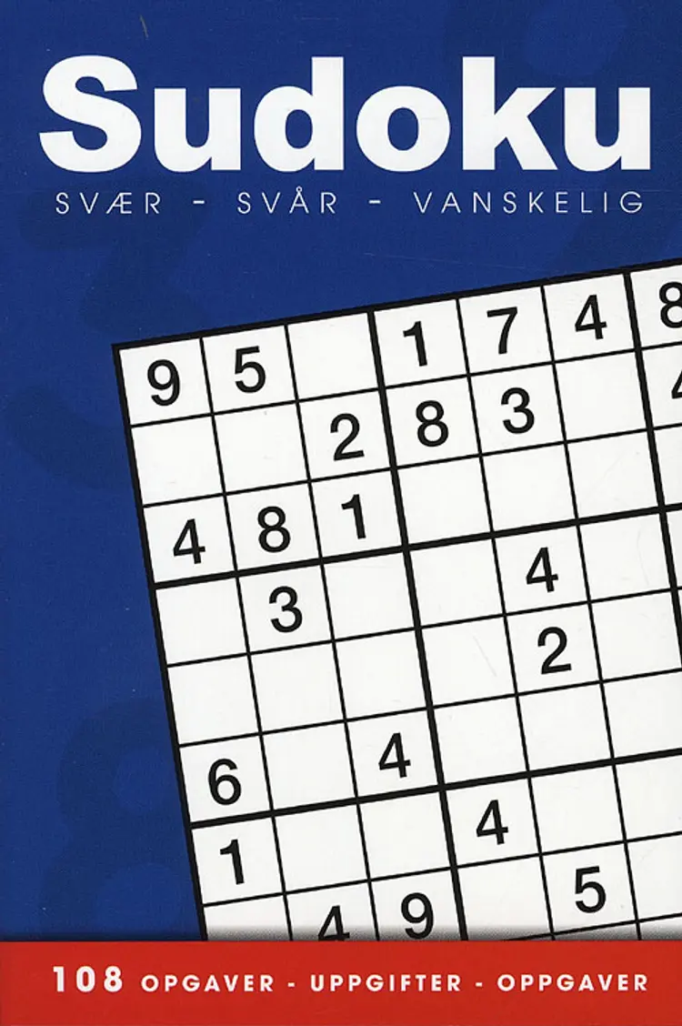 SUDOKU - Svær af Carsten Straaberg