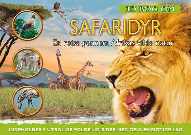 3D bog om Safaridyr af Barbara Taylor