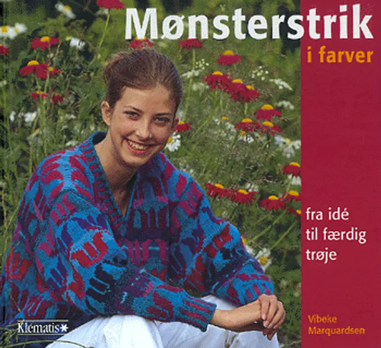 Mønsterstrik i farver af Vibeke Marquardsen
