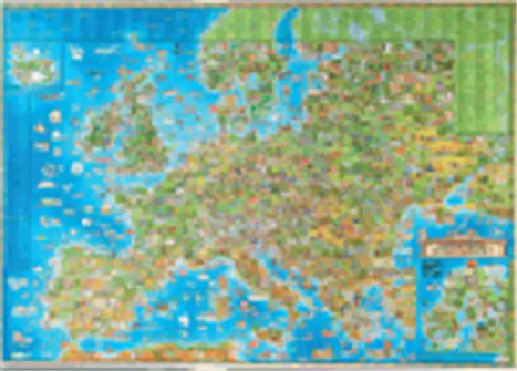 Børnenes Europakort af .