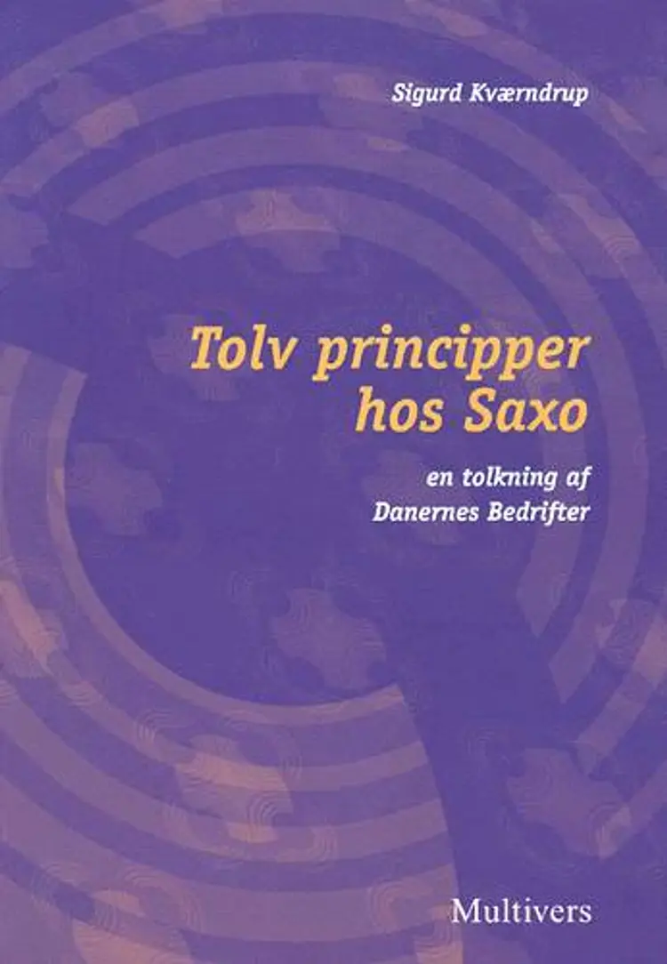 Tolv principper hos Saxo af Sigurd Kværndrup