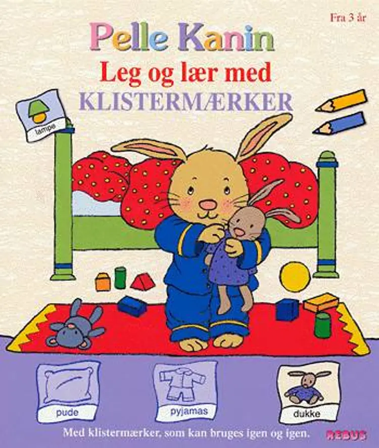 Pelle kanin - leg og lær med klistermærker