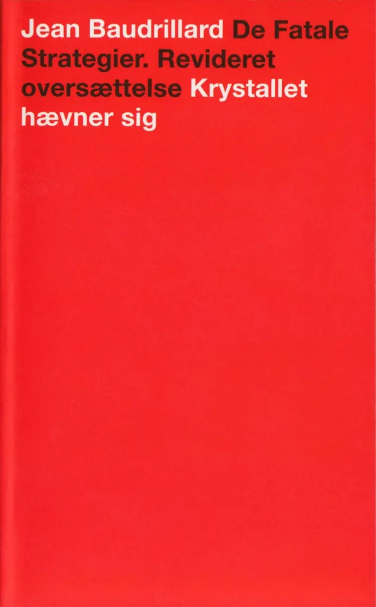 De fatale strategier af Jean Baudrillard