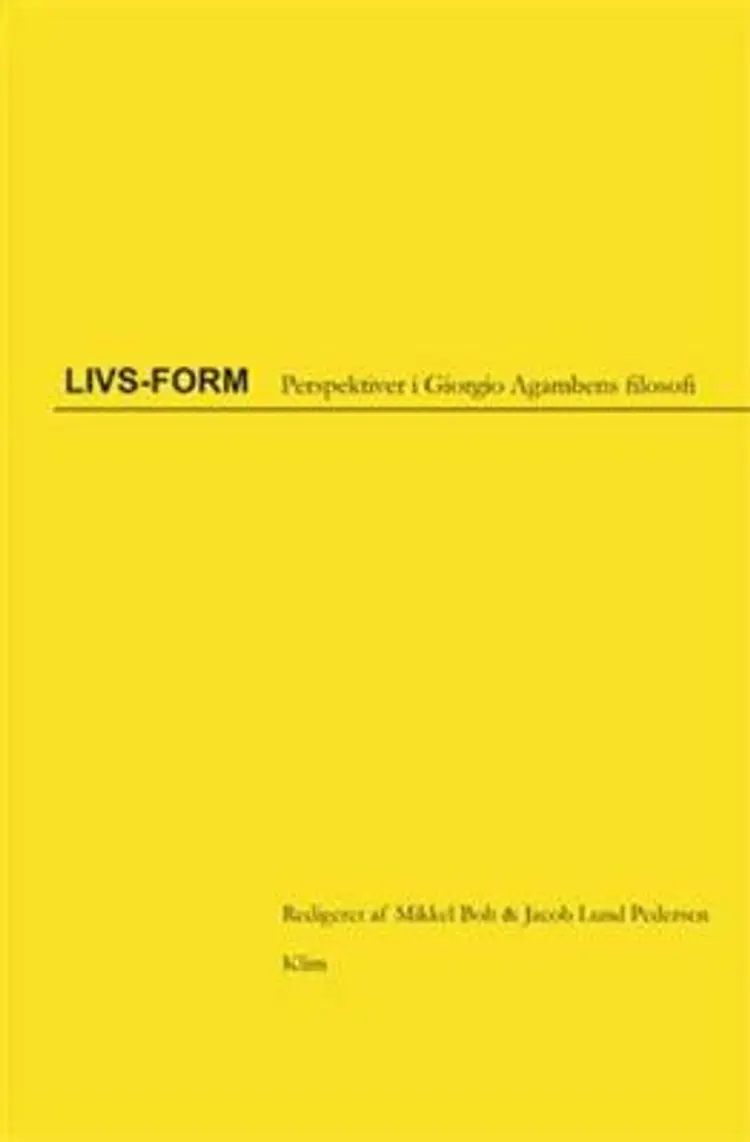 Livs-form af Jacob Lund Pedersen