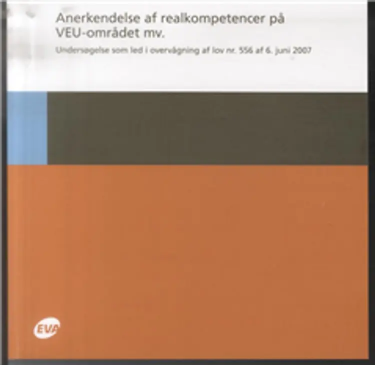 Anerkendelse af realkompetencer på VEU-området mv. af Morten Brock