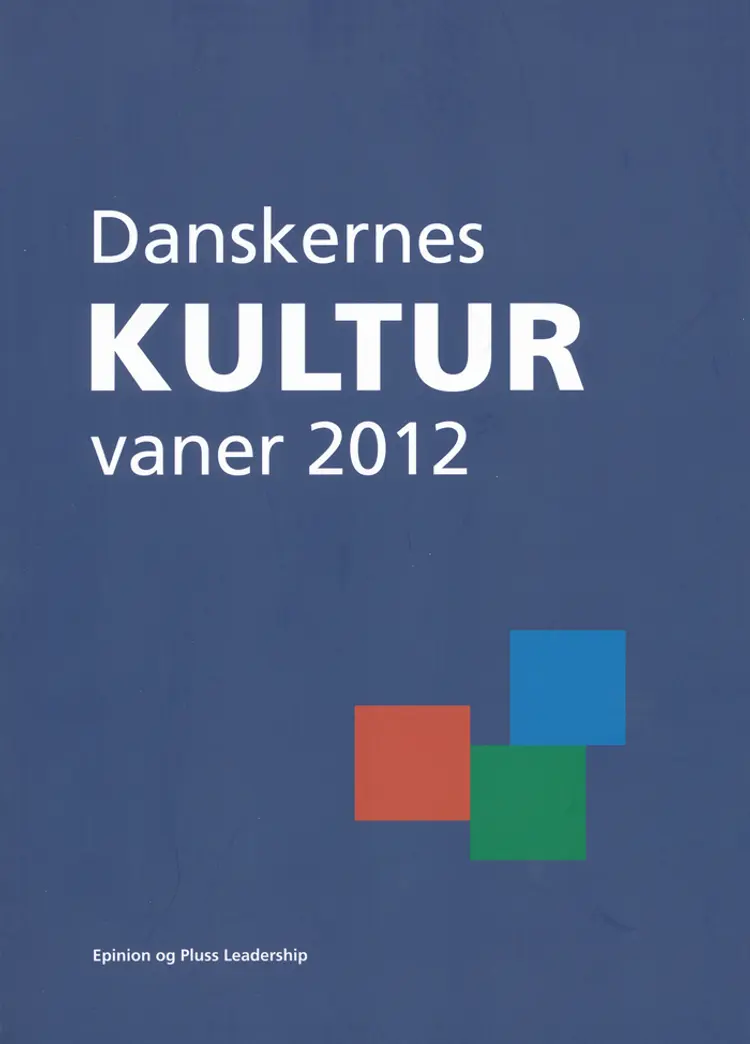 Danskernes kulturvaner 2012 af Søren Troldborg