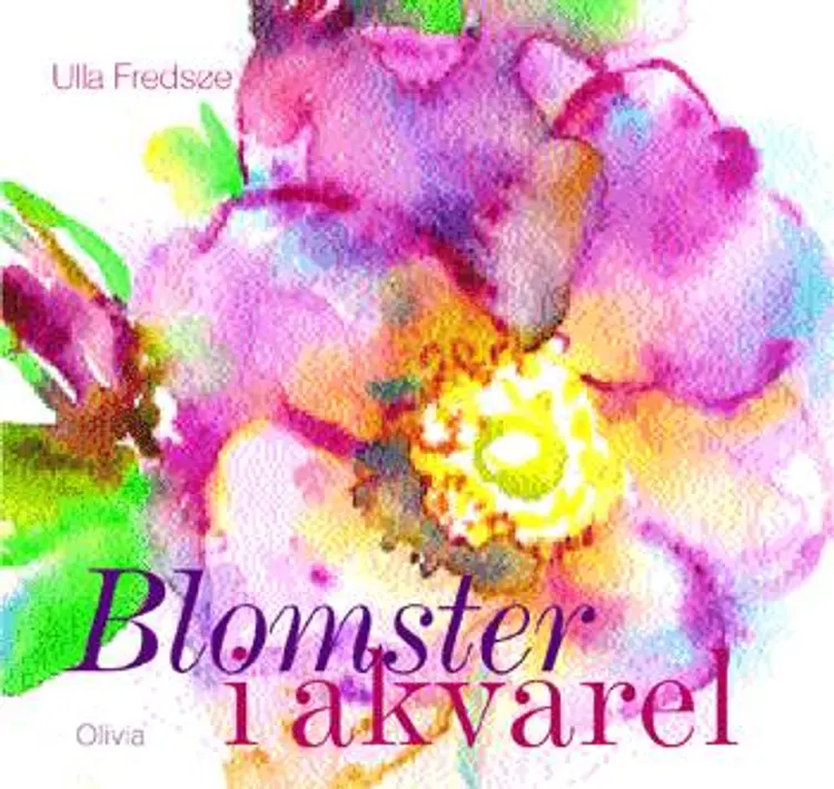 Blomster i akvarel af Ulla Fredsøe