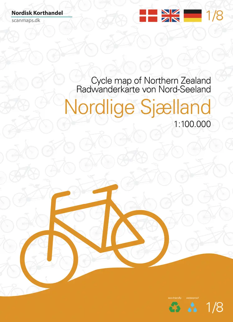 Nordlige Sjælland cykelkort af Jens Erik Larsen