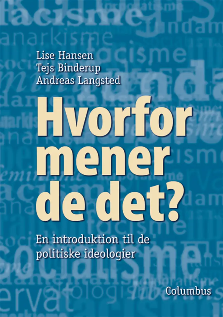 Hvorfor mener de det? af Lise Hansen