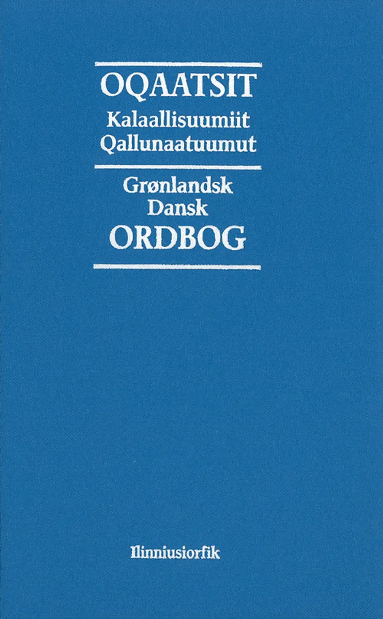 Oqaatsit kalaallisuumiit qallunaatuumut af Chr. Berthelsen