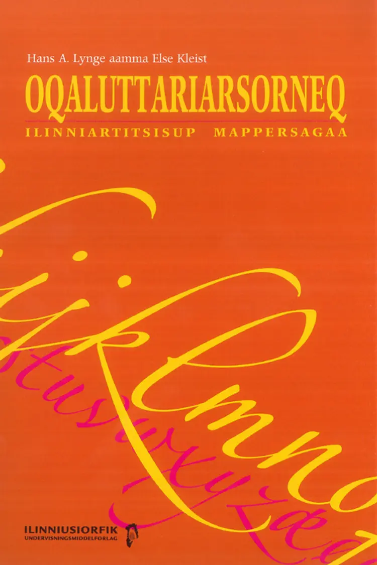 Oqaluttariarsorneq af Hans A. Lynge