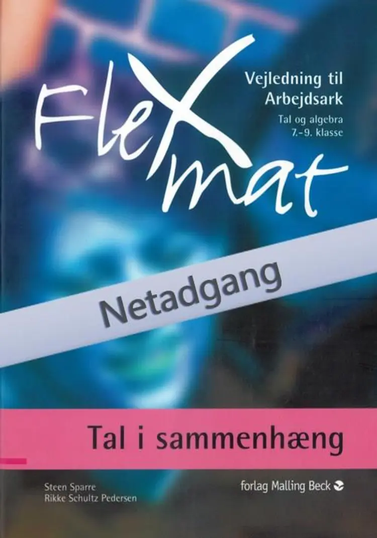FlexMat, Tal i sammenhæng, Arbejdsark, Netadgang af Steen Sparre
