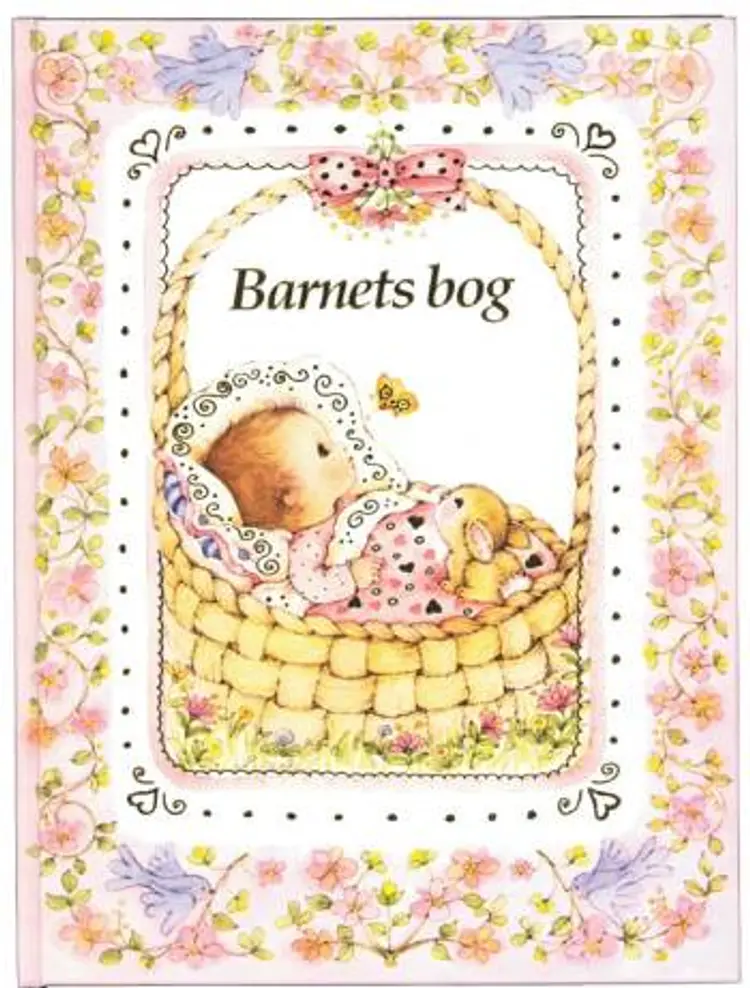 Barnets bog - moseskurv lyserød