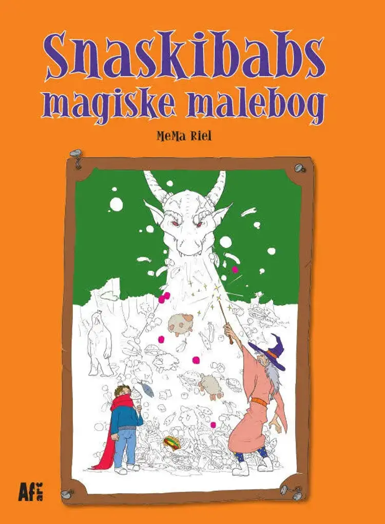 Snaskibabs magiske malebog af MeMa Riel
