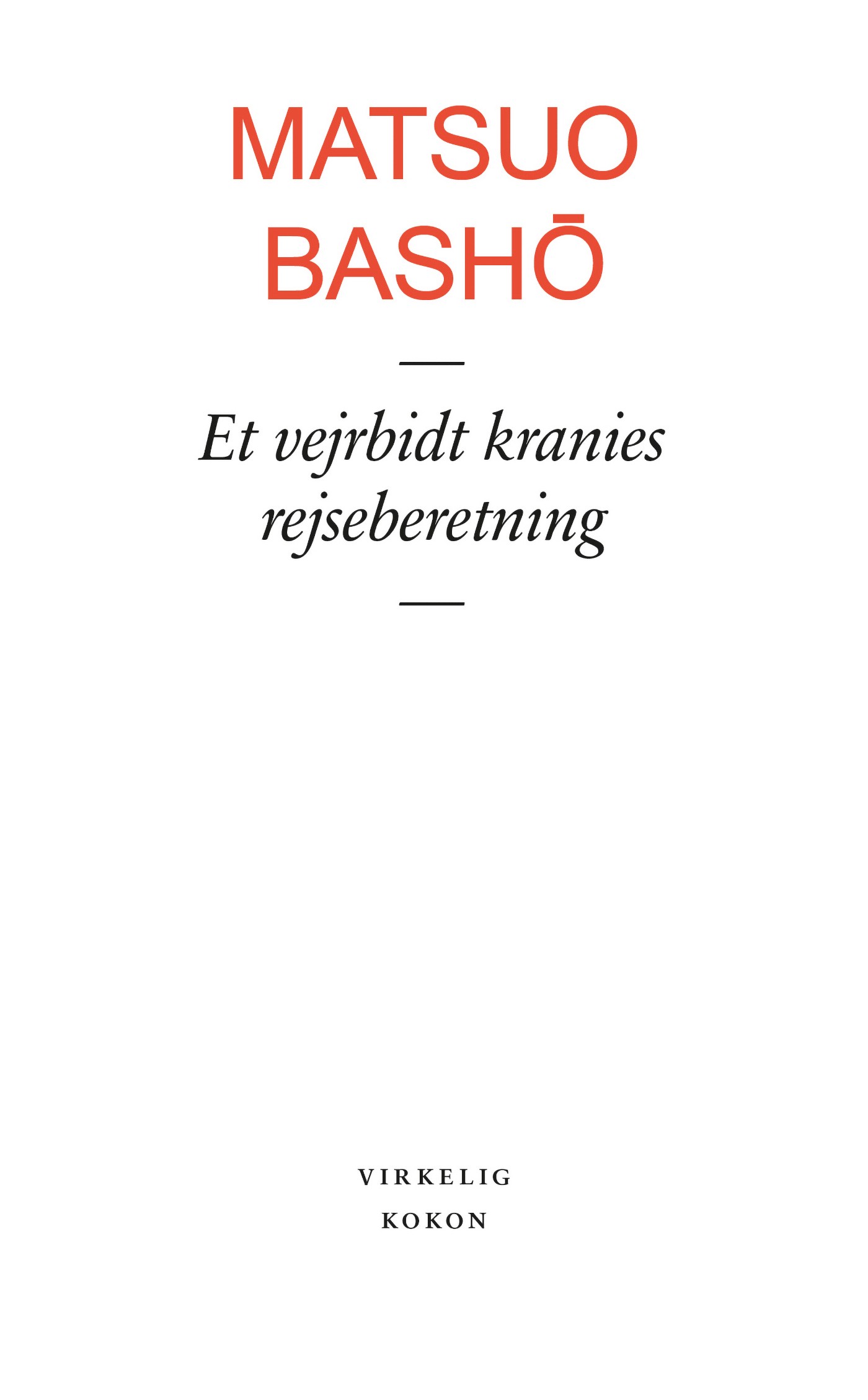 Et vejrbidt kranies rejseberetning cover