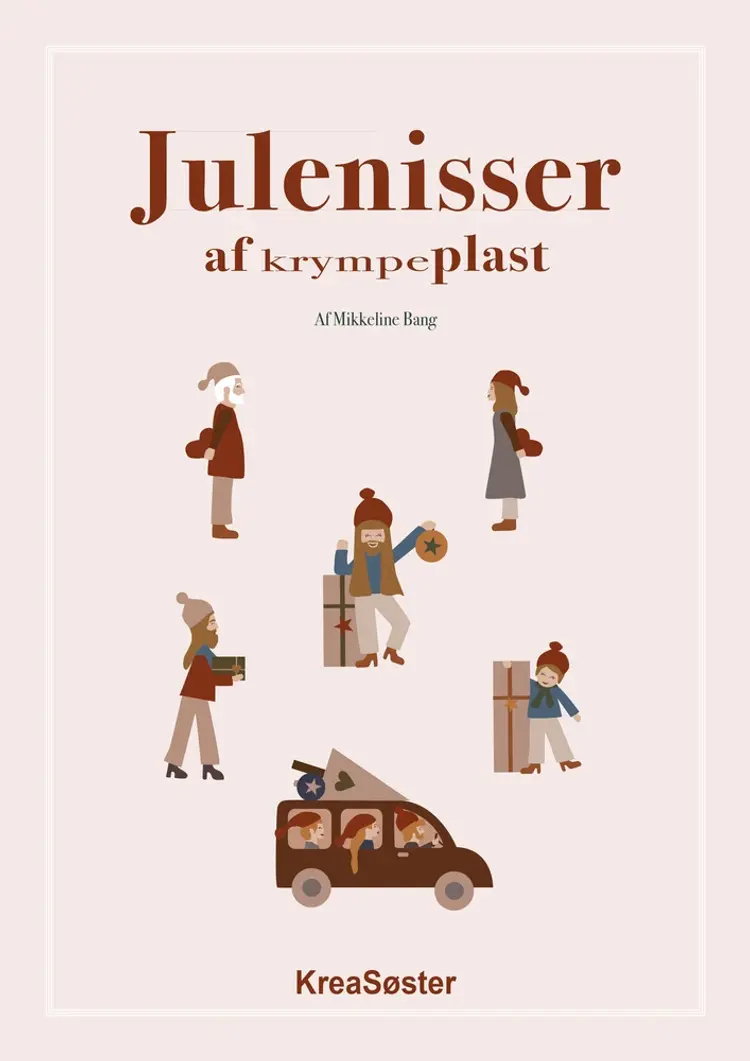 Julenisser af krympeplast af Mikkeline Bang