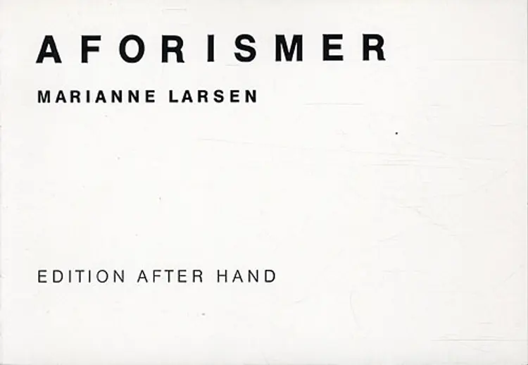 Aforismer af Ukendt forfatter