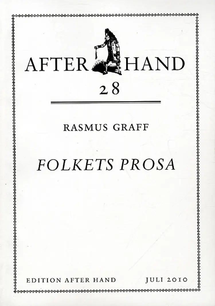 Folkets prosa af Rasmus Graff