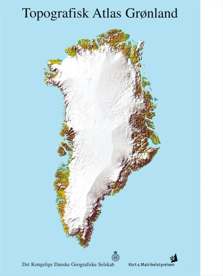 Topografisk Atlas Grønland af Bjarne Holm Jakobsen