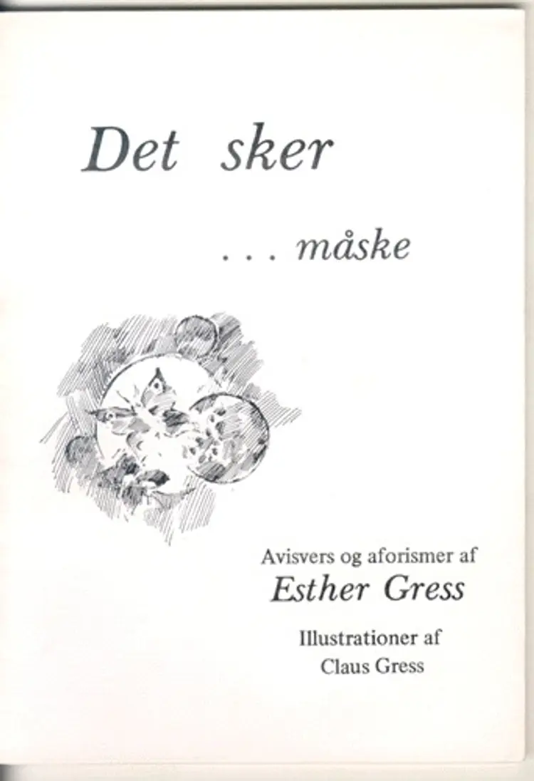 Det sker - måske af Esther Gress