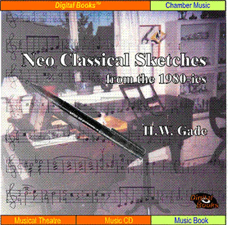 Neo Classical Sketches from the 1980'ies af H. W. Gade