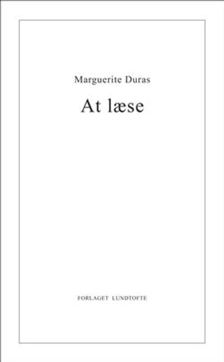 At læse af Marguerite Duras