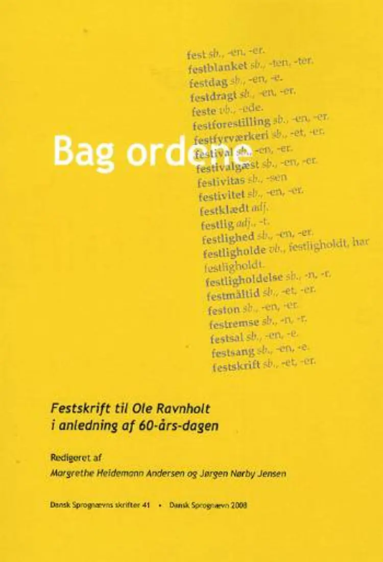 Bag ordene