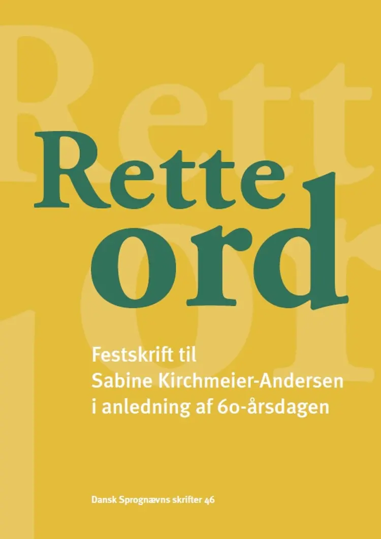 Rette ord af Dorthe Duncker