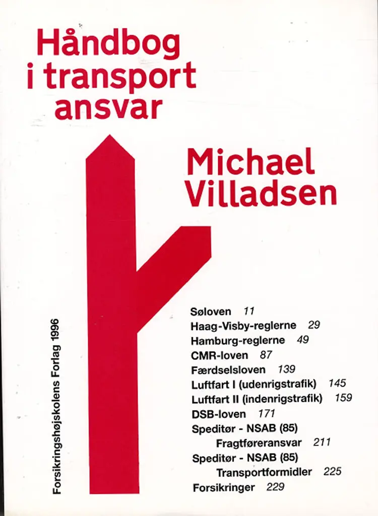 Håndbog i transportansvar af Michael Villadsen