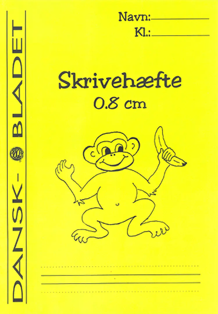 Skrivehæfte med linieafstand 0,8 cm af Pia Hansson