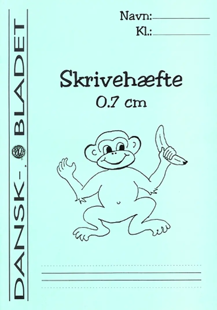 Skrivehæfte med linieafstand 0,7 cm af Pia Hansson