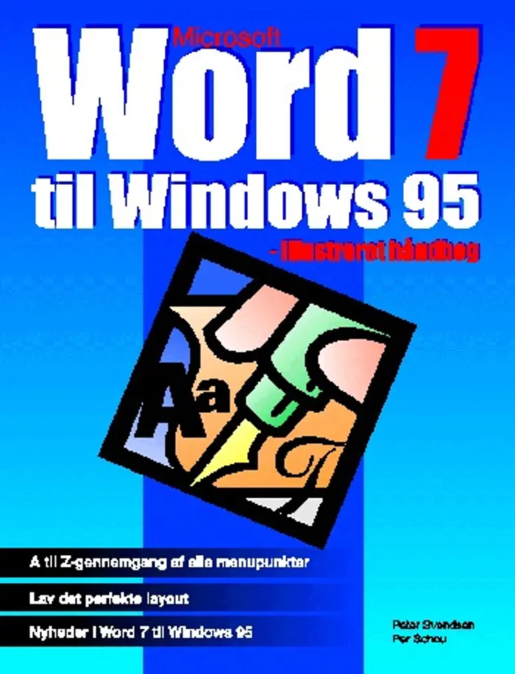 Word 7 til Windows 95 - illustreret håndbog af Peter Svendsen