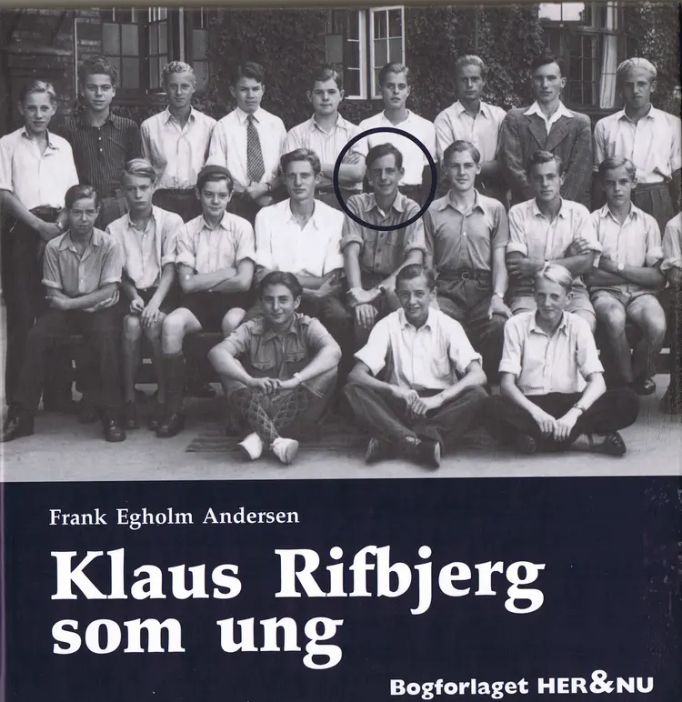 Klaus Rifbjerg som ung af Frank Egholm Andersen