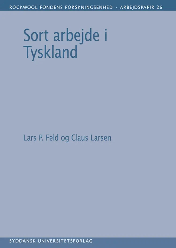 Sort arbejde i Tyskland af Claus Larsen