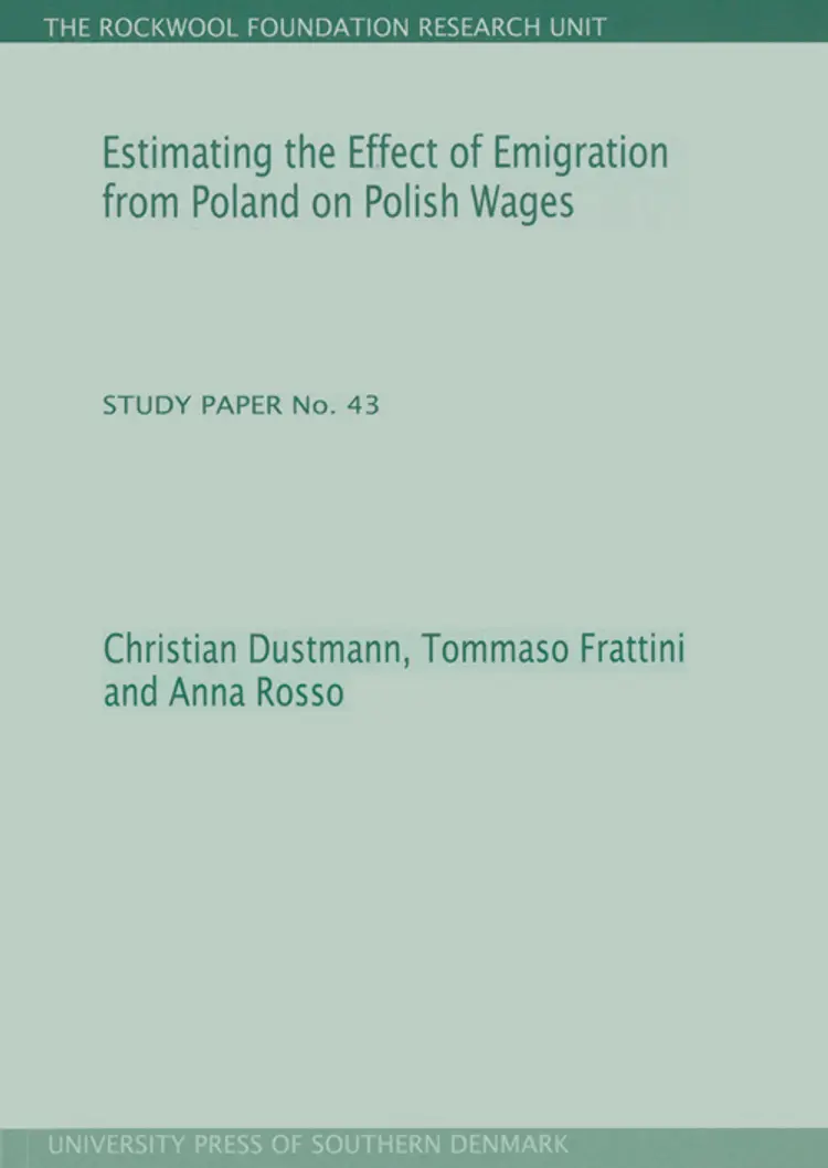 Estimating the Effect of Emigration from Poland on Polish Wages af Christian Dustmann