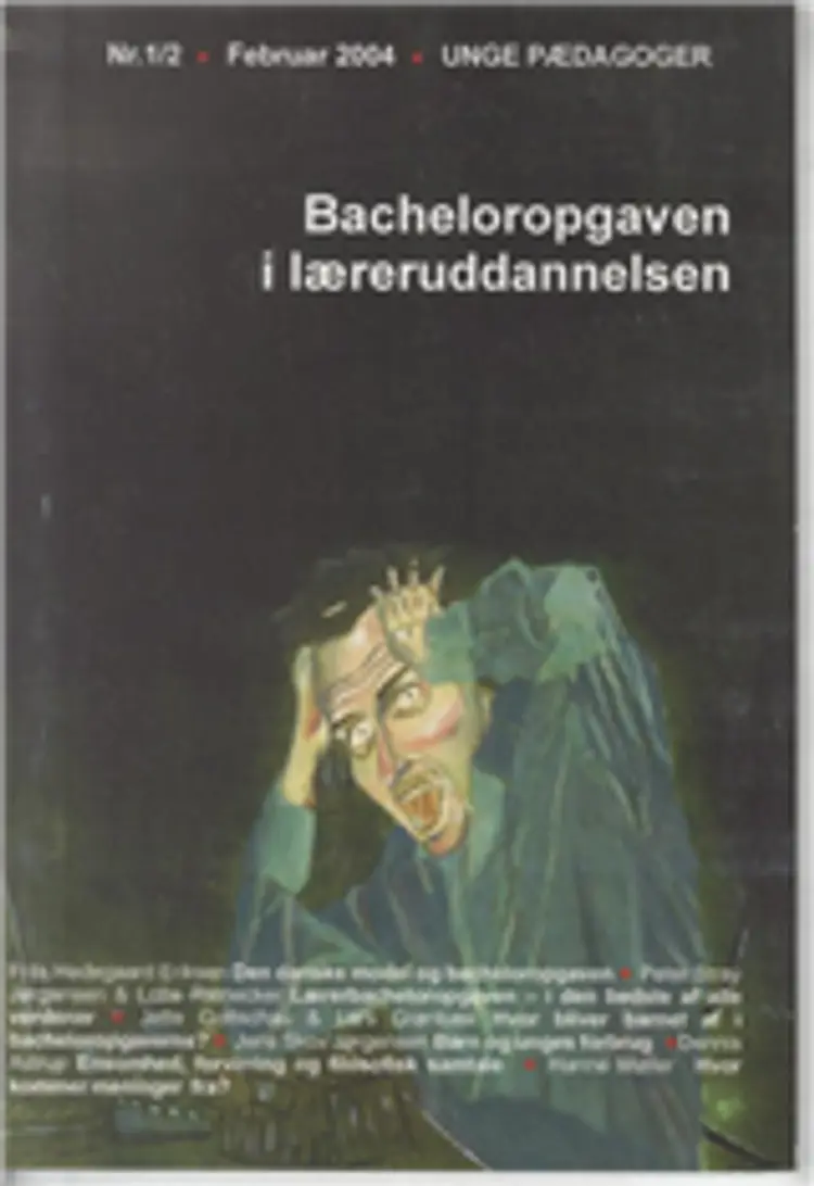 Bacheloropgaven i læreruddannelsen af .