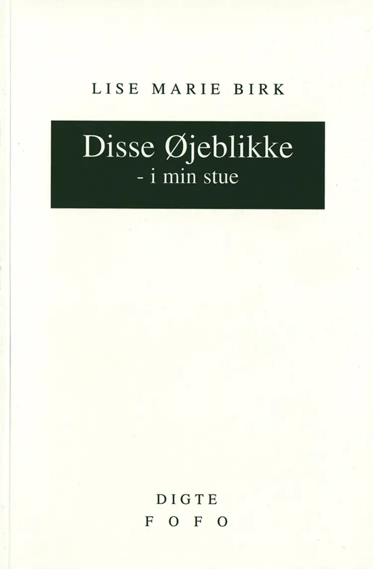 Disse øjeblikke - i min stue af Lise Marie Birk