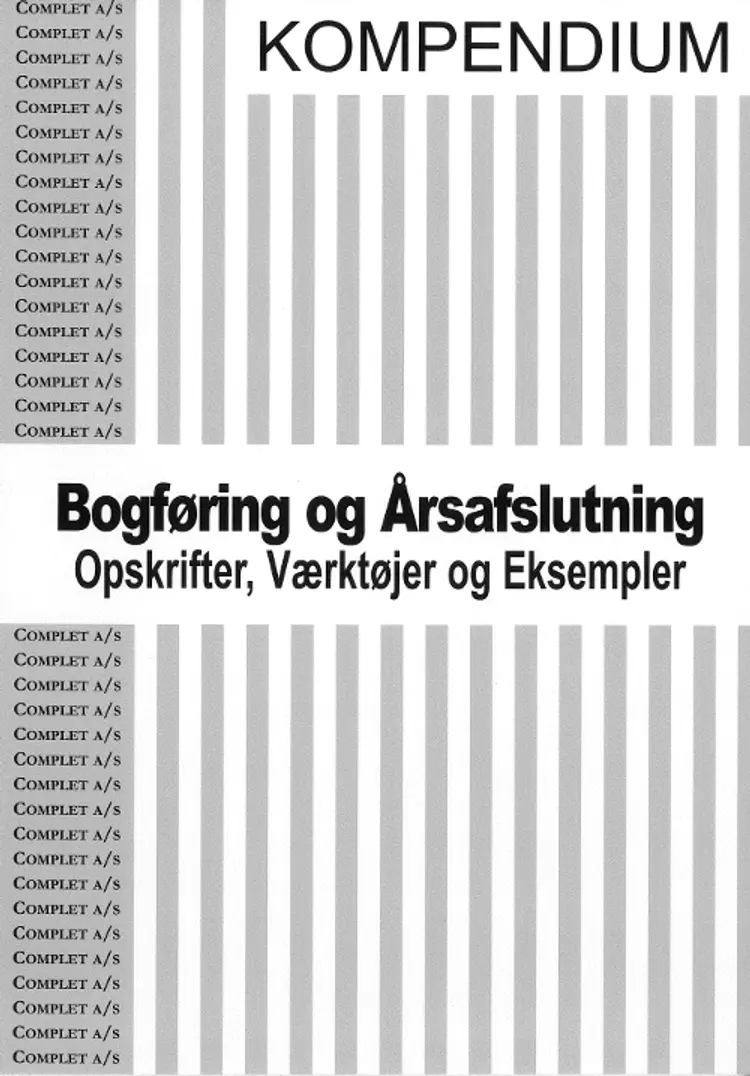 Complet kompendium i Bogføring og Årsafslutning af Sumit Sudan