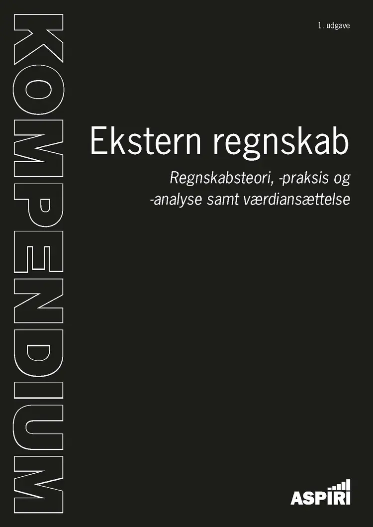 Kompendium i ekstern regnskab af Bo Foged