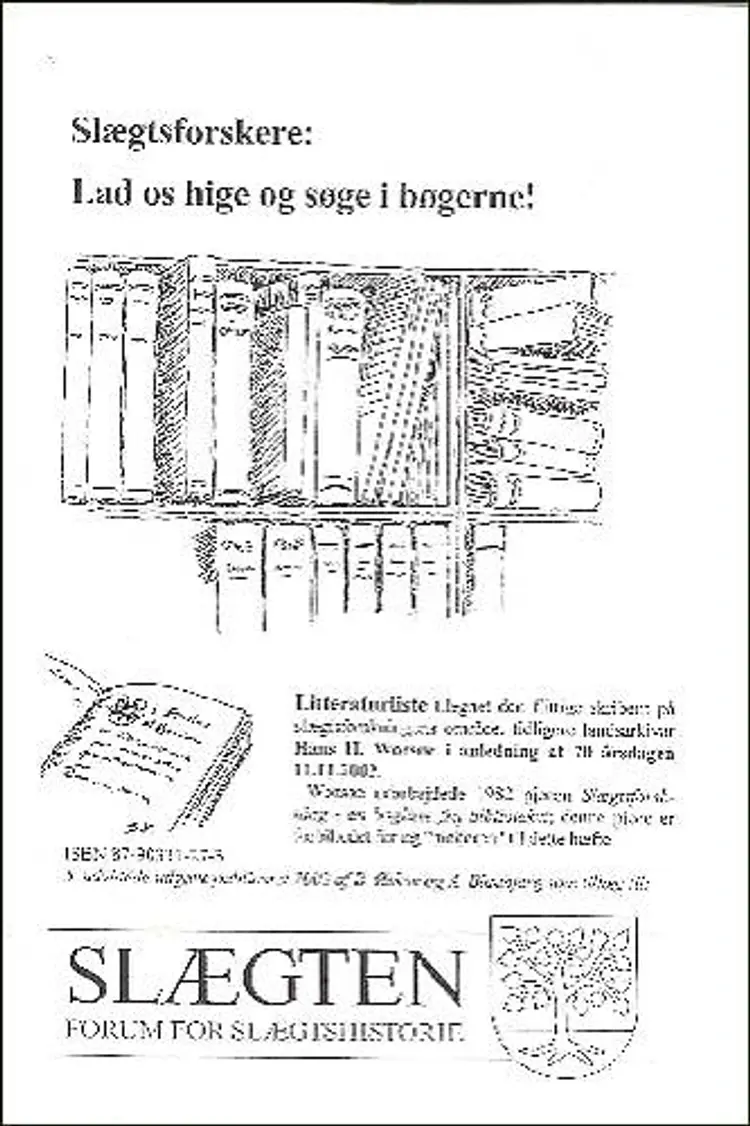 Slægtsforskere: Lad os hige og søge i bøgerne!