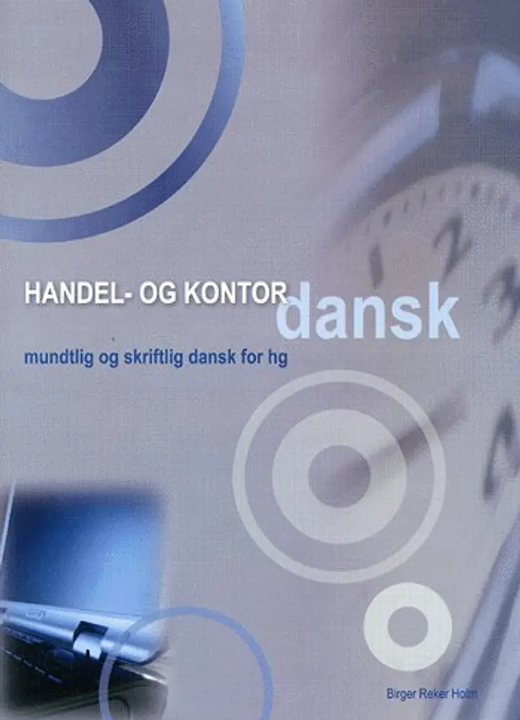Handel- og kontordansk af Birger Reker Holm