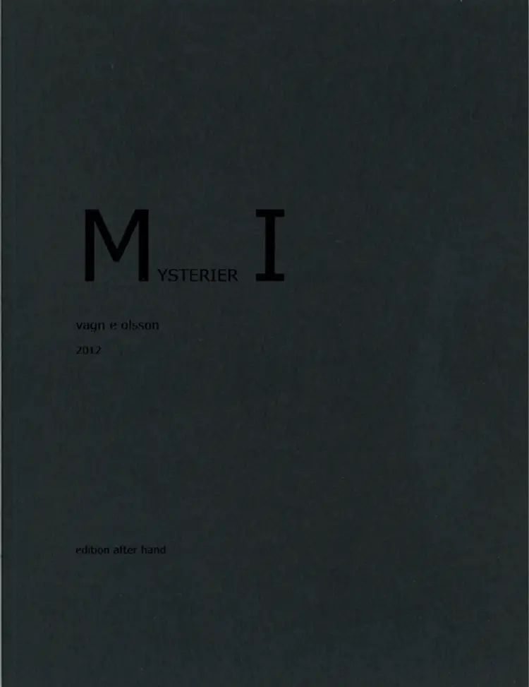 mysterier 1 af Vagn E. Olsson