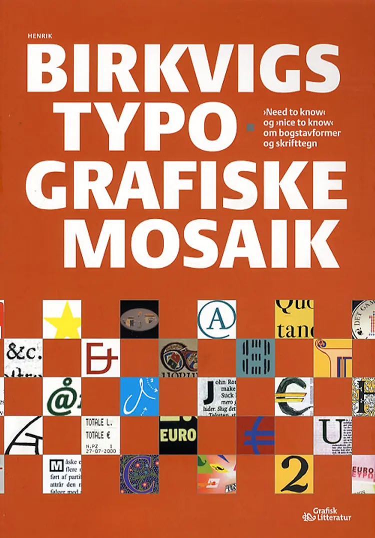 Henrik Birkvigs typografiske mosaik af Henrik Birkvig