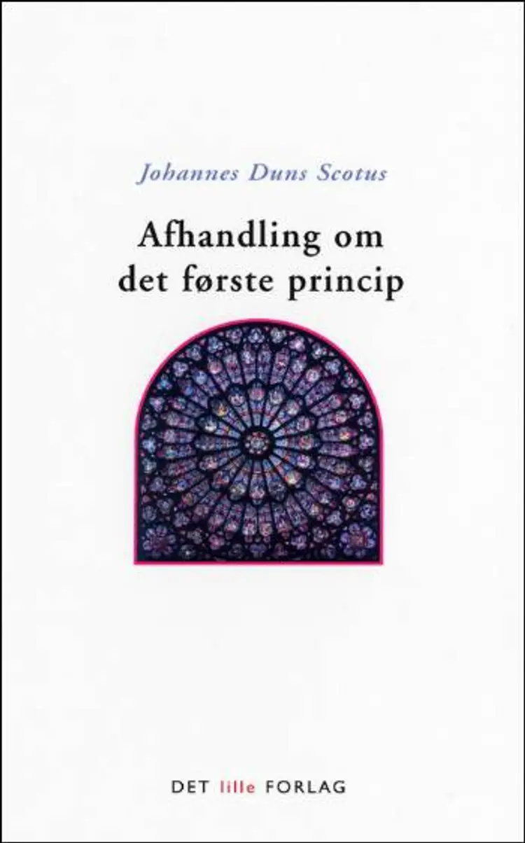 Afhandling om det første princip af Johannes Duns Scotus