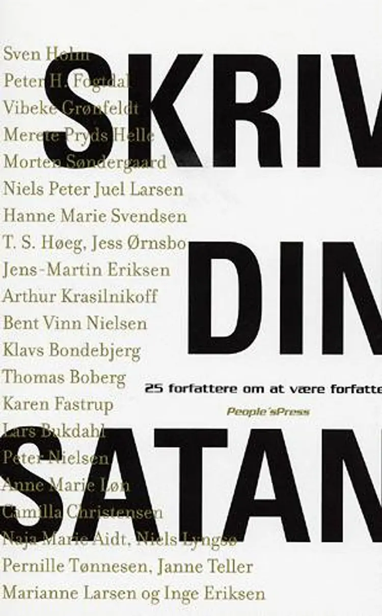 Skriv din satan af Sven Holm