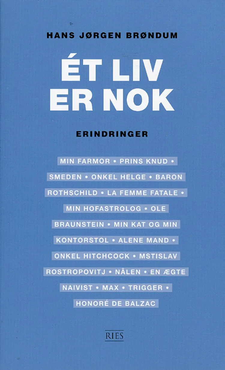 Ét liv er nok af Hans Jørgen Brøndum