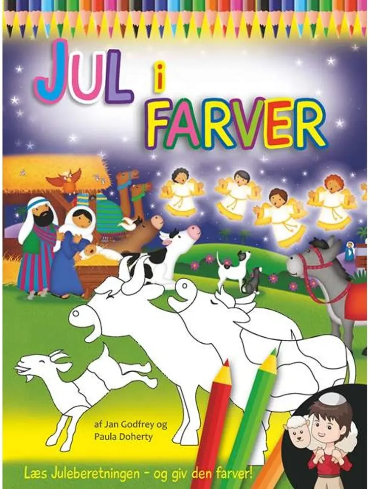 Jul i farver af Jan Godfrey