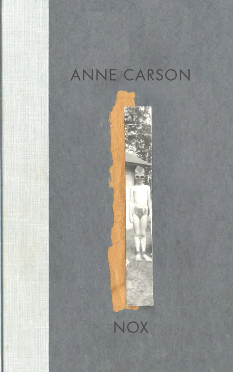 NOX af Anne Carson