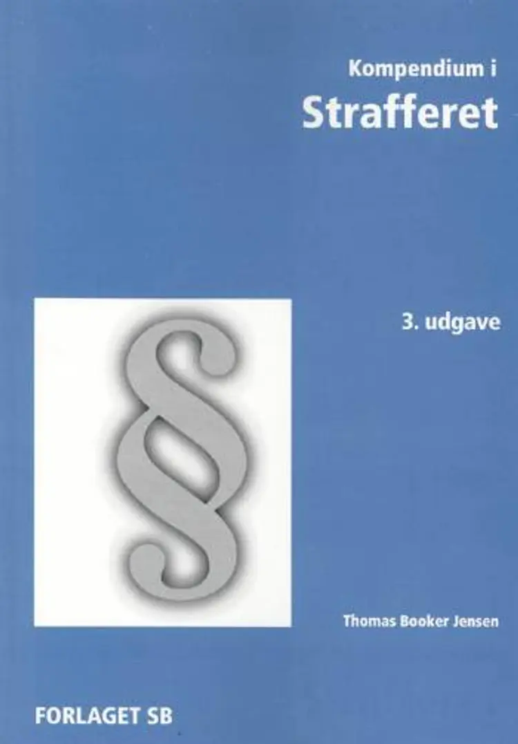 Kompendium i strafferet af Thomas Booker Jensen